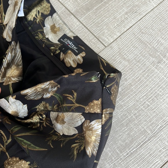 Floral Silk Print Pants - Picture 3 of 4